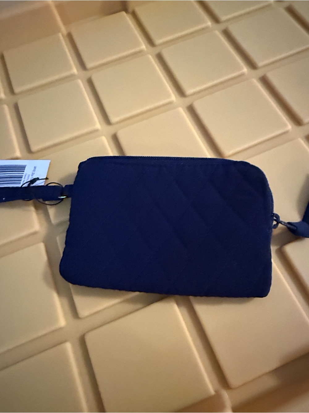 Vera Bradley Quilted Navy Wristlet Wallet